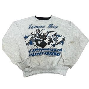 Vintage 1992 Tampa Bay Lightning kids sweatshirt Youth Medium NHL